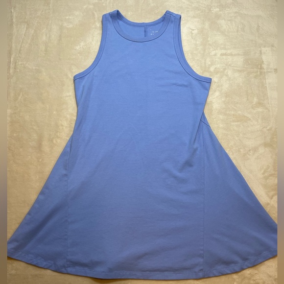 Dresses & Skirts - A New Day Blue Sleeveless Swing Dress | Athleisure Stretch Knit | Medium